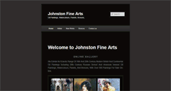 Desktop Screenshot of johnstonfinearts.com